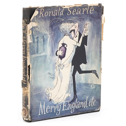 1373 - Ronald Searle illustrated book Merry England Etc.