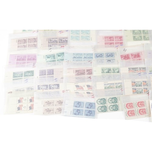 1377 - Quantity of United States of America stamps including mint sheets, predominantly in mint condition, ... 