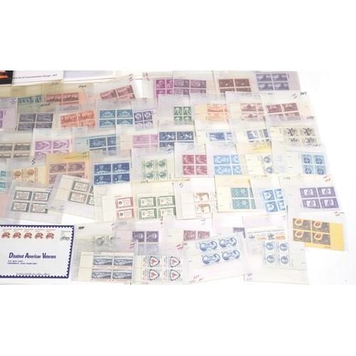 1377 - Quantity of United States of America stamps including mint sheets, predominantly in mint condition, ... 