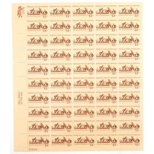 1377 - Quantity of United States of America stamps including mint sheets, predominantly in mint condition, ... 