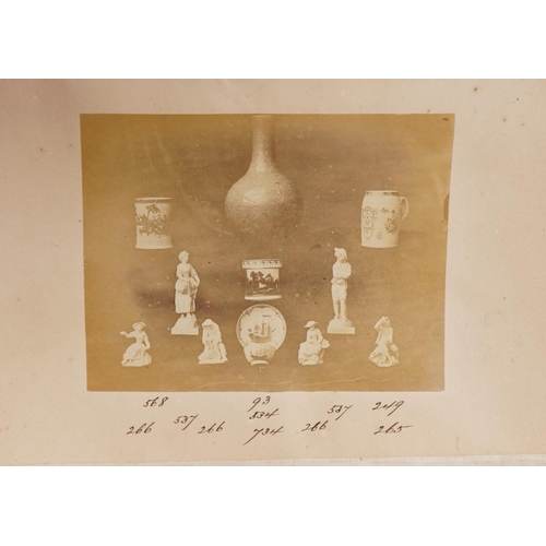 1369 - The Collection of Pottery & Porcelain of The Reverend R W Sibthorpe of Nottingham 1874 with photogra... 