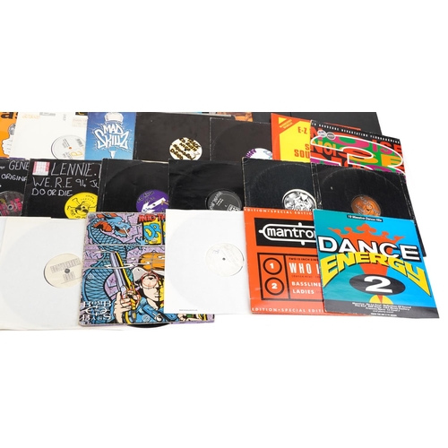 510 - Vinyl LP records including Metal Headz, DJ Spinna, Hip Hop 19, Snoop Dog, Bob Marley and Bizmarkie