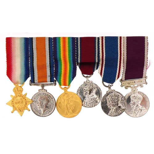 1499 - British military interest dress medals including For Campaign Service with Borneo bar