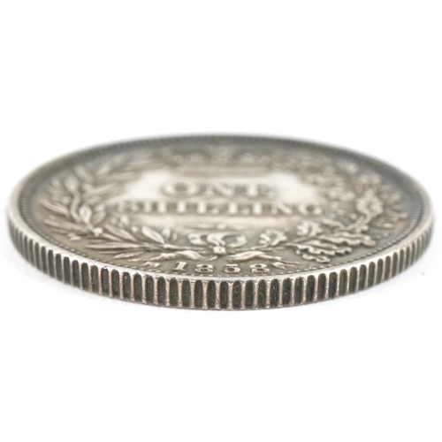 1232 - Queen Victoria silver shilling dated 1858