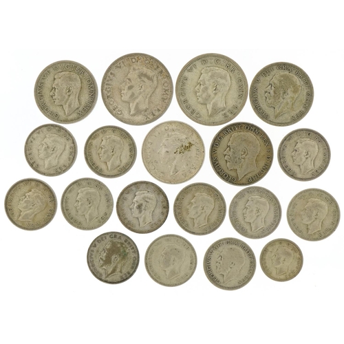 1240 - Pre 1947 coinage to include half crowns, florins and shillings, 142.9g