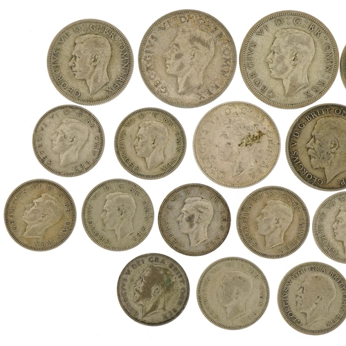 1240 - Pre 1947 coinage to include half crowns, florins and shillings, 142.9g