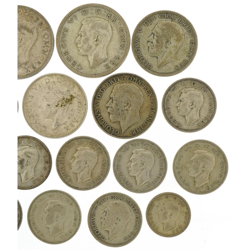 1240 - Pre 1947 coinage to include half crowns, florins and shillings, 142.9g