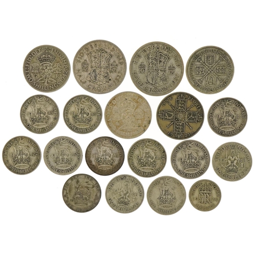 1240 - Pre 1947 coinage to include half crowns, florins and shillings, 142.9g