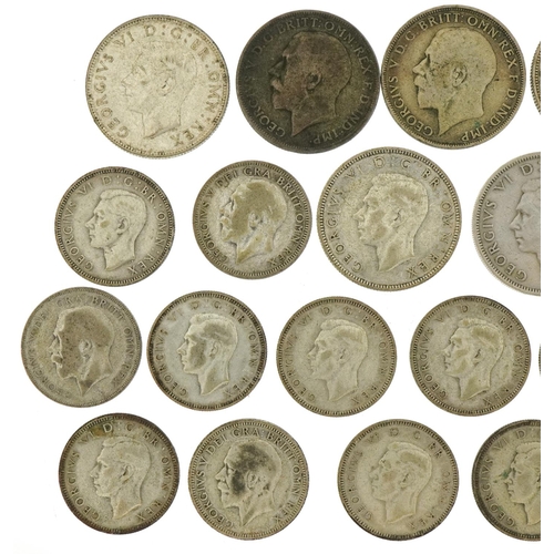 1237 - Pre 1947 silver coinage to include florins and sixpences, 201g