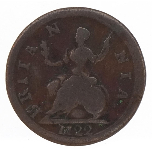 1245 - George I 1722 farthing