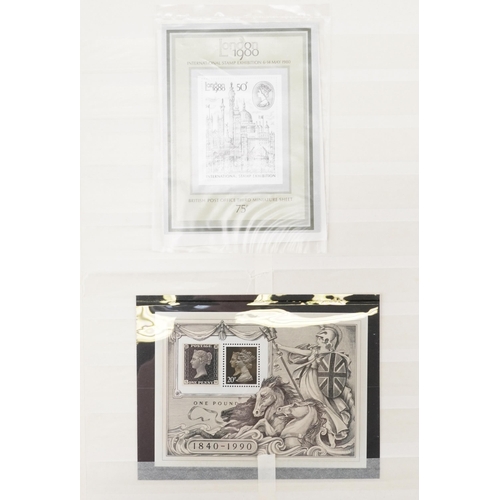 1458 - British decimal and pre decimal stamps arranged in three albums including the Olympics