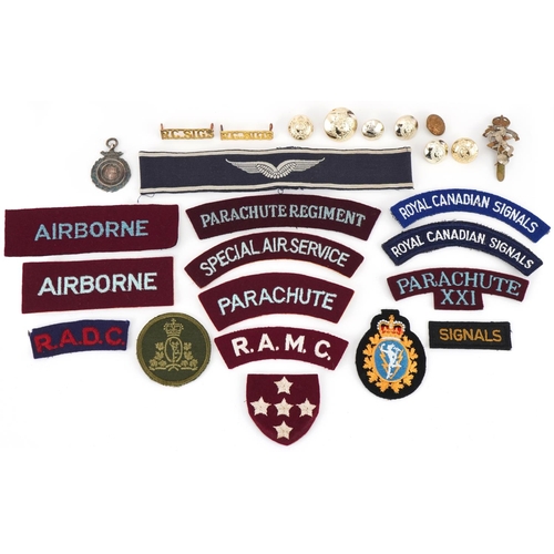 1521 - British military interest badges, pips and armbands