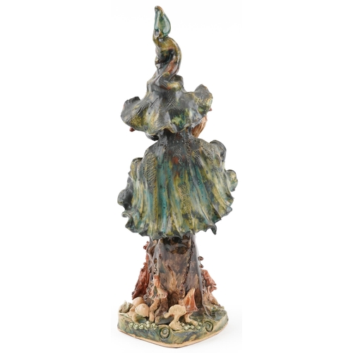 1179 - Joy Pamphilon, studio pottery sculpture of a witch, 46cm high