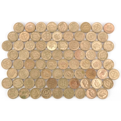 1260 - Approximately seventy plus one pound coins