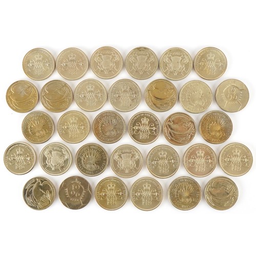 1261 - Thirty two two pound coins