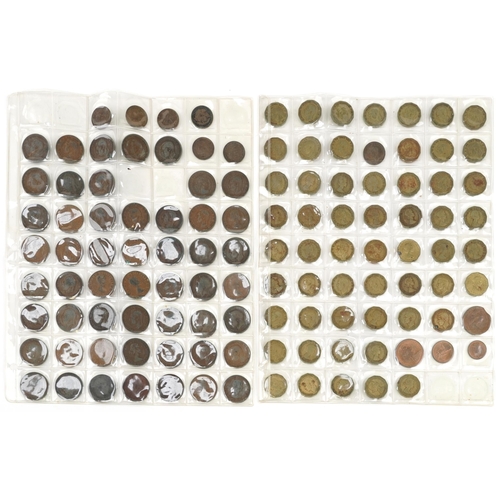 1259 - British coinage to include half pennies, farthings and brass threepenny pieces dates 1946 and 1949