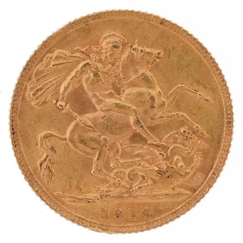 1212 - George V 1914 gold sovereign