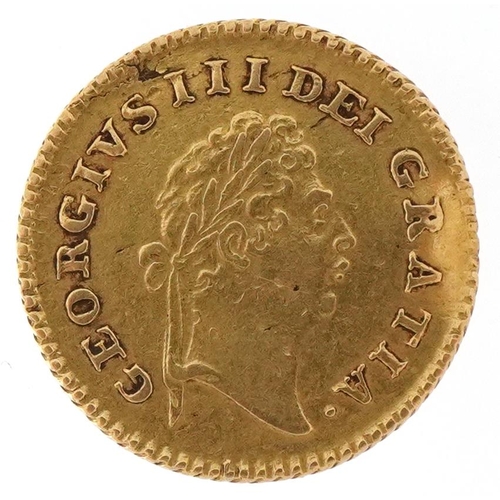 1220 - George III 1798 gold one third guinea, 2.8g