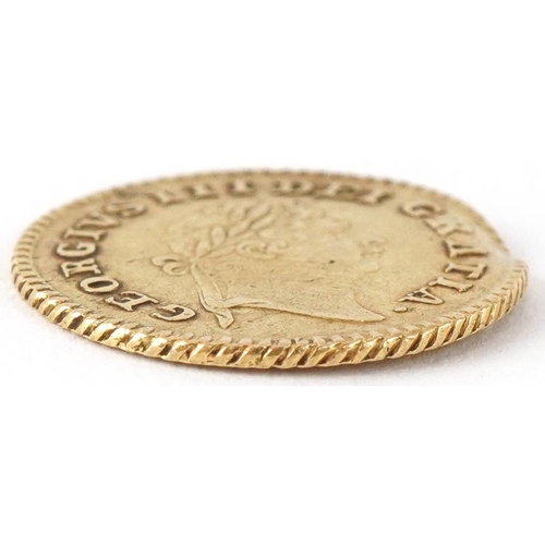 1220 - George III 1798 gold one third guinea, 2.8g