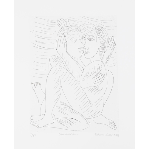 329 - **WITHDRAWN**Eileen Cooper - Communion and Shire two limited edition erotic prints, pencil signed, b... 