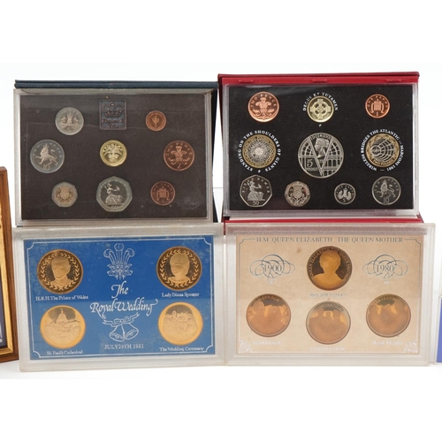 1285 - British and Commonwealth coins including 2001 proof set, 1984 proof set and Churchill coins