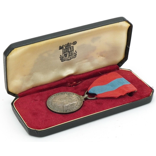 1511 - Military interest Faithful Service medal awarded to Frederick Edward Field together with Parachute R... 