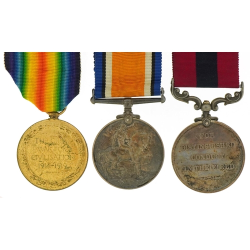 1494 - Military interest British World War I medals including For Distinguished Conduct in the Field for GN... 