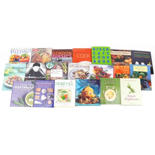 1401 - Cookbooks including Green Cuisine, The Green Kitchen River Cafe Cookbook, Vegetarian Everyday Cooker... 