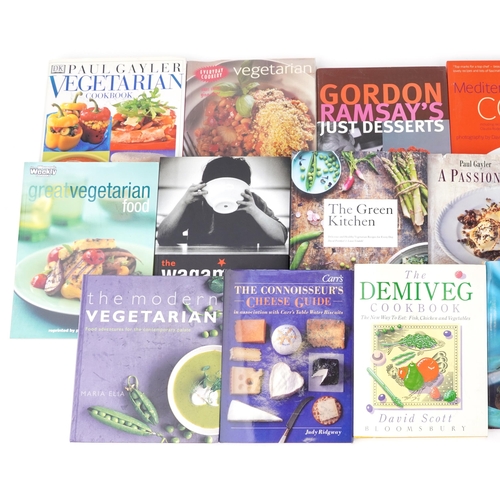 1401 - Cookbooks including Green Cuisine, The Green Kitchen River Cafe Cookbook, Vegetarian Everyday Cooker... 