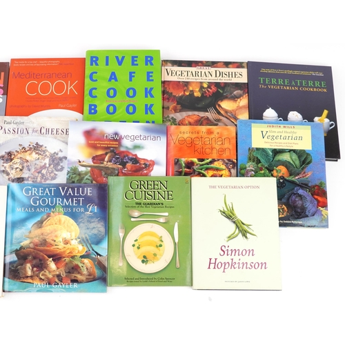 1401 - Cookbooks including Green Cuisine, The Green Kitchen River Cafe Cookbook, Vegetarian Everyday Cooker... 