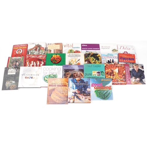 1402 - Cookbooks including Delia's Happy Christmas, Healthy Eating, Cooking for Friends, Aldo Zillis' Itali... 