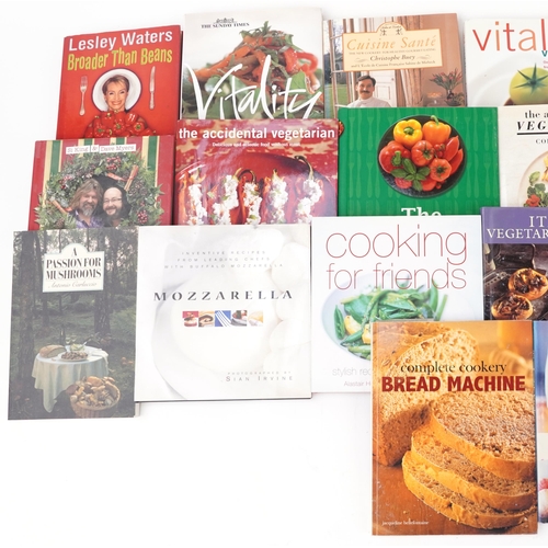 1402 - Cookbooks including Delia's Happy Christmas, Healthy Eating, Cooking for Friends, Aldo Zillis' Itali... 