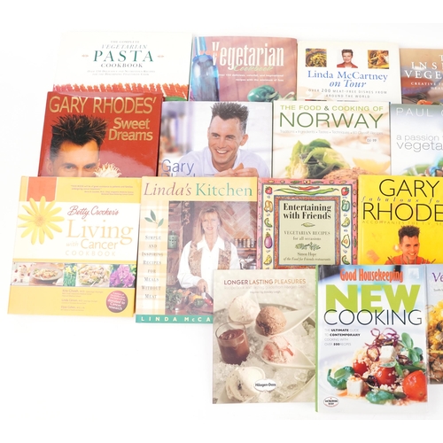 1408 - Cookbooks including Gary Rhodes, Sophie Grigson's Organic, The Food and Cooking of Norway and Entert... 