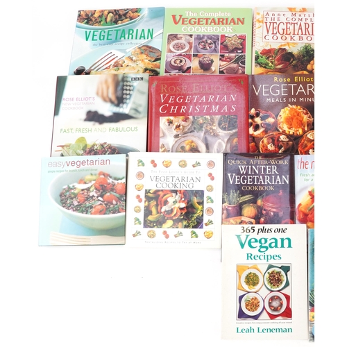 1413 - Vegan and Vegetarian cookbooks including Veggie Food for Kids, Fast and Fabulous, The Veggie Chick, ... 