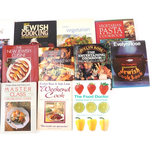 1393 - Jewish cookbooks including The Jewish Heritage Cookbook, New Jewish Cuisine and a couple of vegetari... 