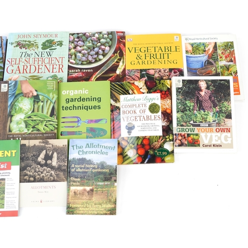 1384 - Books on gardening including Grow Your Own Fruit and Grow Your Own Veg by Carol Klein, The RHS Grow ... 