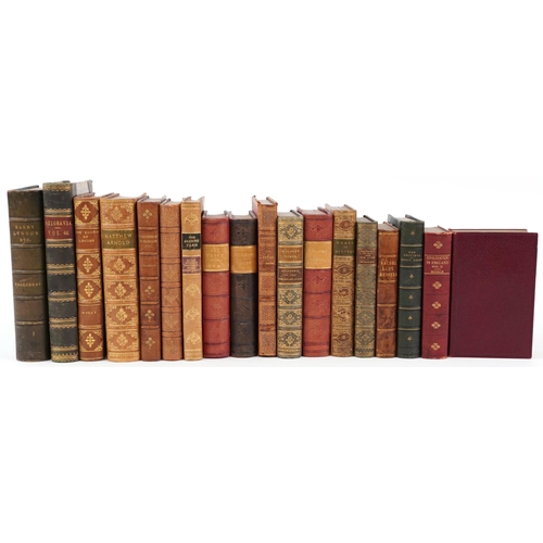 1397 - Leather bound books including Holman's Works, Women of History, Yesterday-Today and Forever Rachel b... 