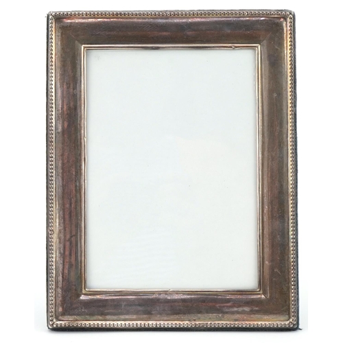 2455 - Carrs, Elizabeth II rectangular silver easel photo frame, Sheffield 1997, 22.5cm x 18cm