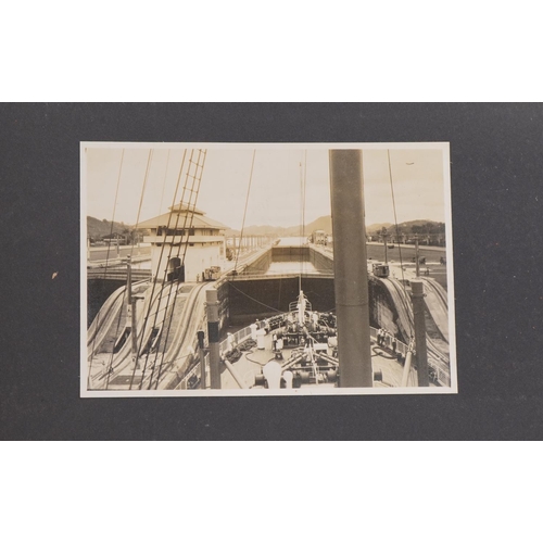 1345 - 1920's  Round the World Voyage of the Cunards RMS Franconia an extensive photographic album includin... 