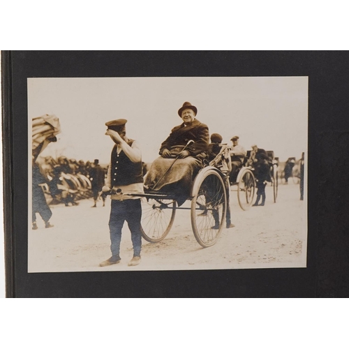 1345 - 1920's  Round the World Voyage of the Cunards RMS Franconia an extensive photographic album includin... 