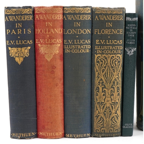 1362 - A Wanderer in London, A Wanderer in Florence, A Wanderer in Holland and A Wanderer in Paris by E V L... 