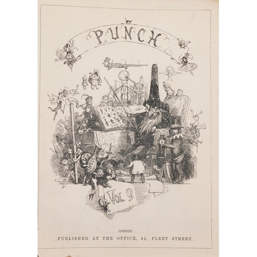 1344 - Punch, 1845-1847 hardback book published at The Office, 85 Fleet Street