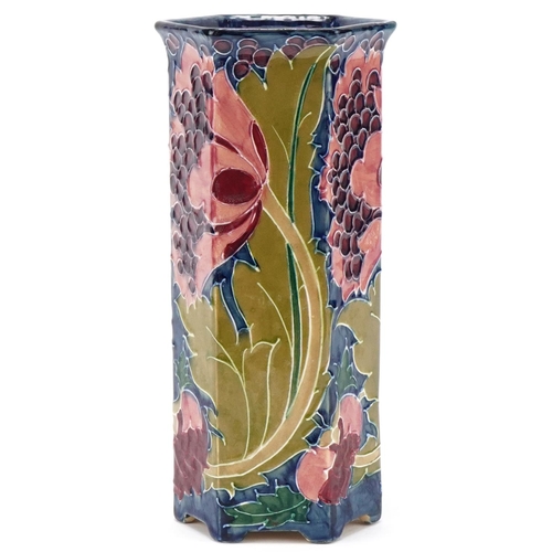 375 - Charlotte Rhead for Bursley Ware Seed Poppy vase, 22cm high