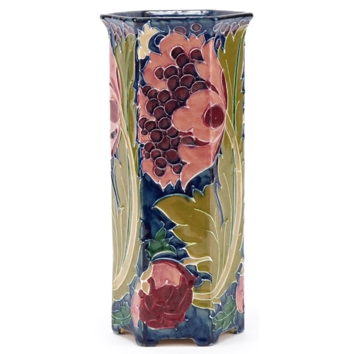 375 - Charlotte Rhead for Bursley Ware Seed Poppy vase, 22cm high