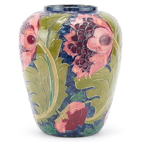 371 - Charlotte Rhead for Bursley Ware Seed Poppy vase, 23cm high