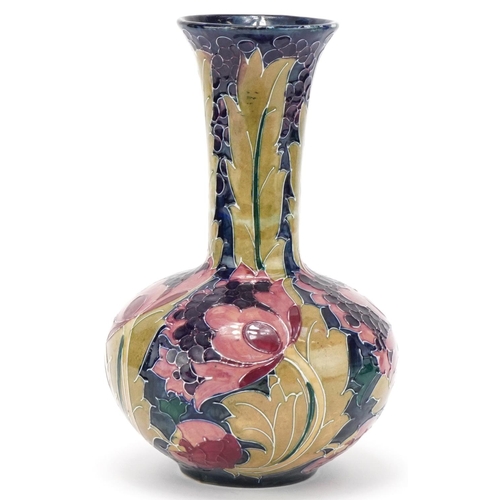 373 - Charlotte Rhead for Bursley Ware Seed Poppy vase, 26cm high