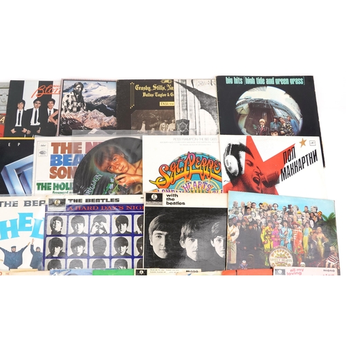 1494 - Vinyl LP records and 45rpm records including The Beatles, Michael Jackson, Queen, The Rolling Stones... 