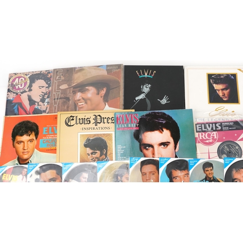 1485 - Elvis Presley vinyl LP records, photo discs and CDs