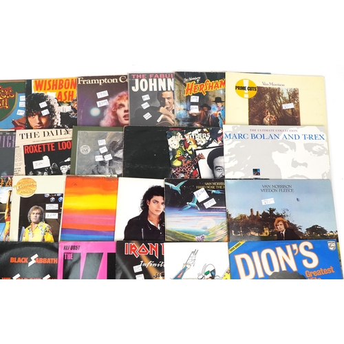 1490 - Vinyl LP records and picture discs including Iron Maiden, Black Sabbath, Michael Jackson, Deaf Leppa... 