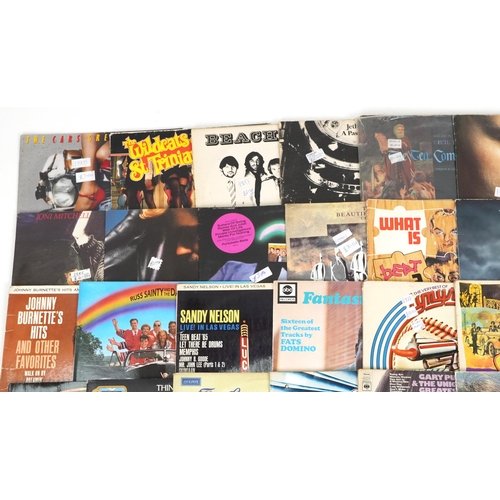 1464 - Vinyl LP records and picture discs including The Beatles Yellow Submarine, Bon Jovi, Pink Floyd, Jim... 